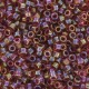 Miyuki delica Beads 11/0 - Berry lined light topaz ab DB-88